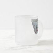 valentines tick tok  toe mug matglas koffiemok (Voorkant rechts)