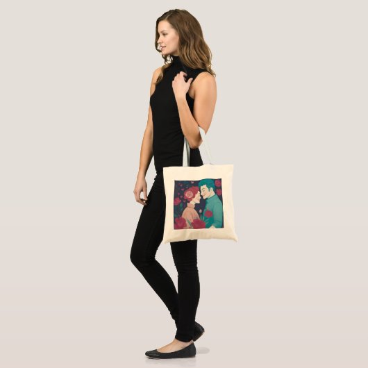 Valentine's tote tote bag (Voorkant (model))