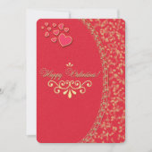 VALENTINES ~ Uitnodigingskaart Kaart (Voorkant)