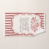 Valentines unieke stijl van Sommer Hamilton Handdoek (Handdoek)
