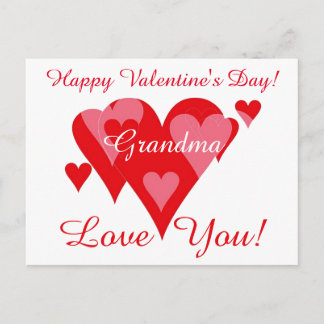 Valentines van Janz voor oma Ik hou van jou Briefkaart