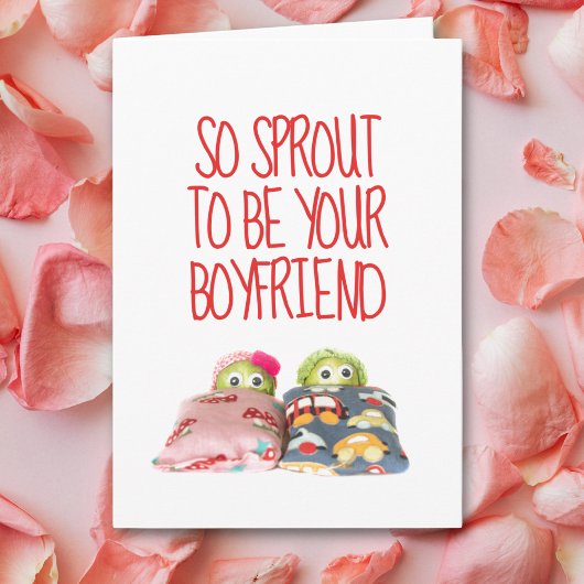 Valentine's Vegan Love, Girlfriend Vegetable Funny Kaart