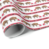 Valentine's Wild Boars Cadeaupapier (Rol Hoek)