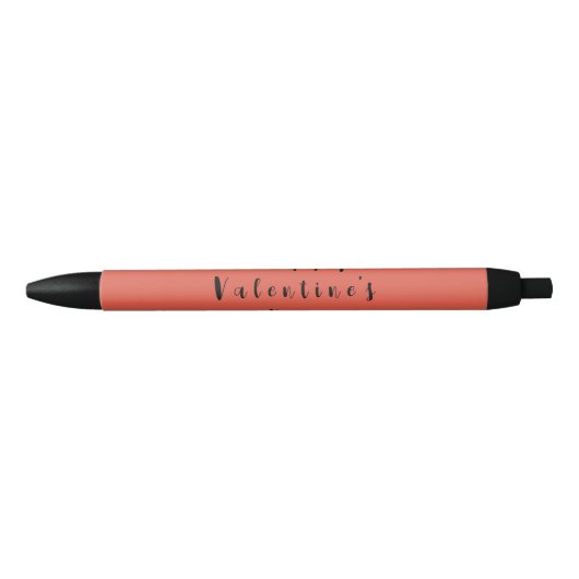 Valentine's zwarte inkt pen (Voorkant)