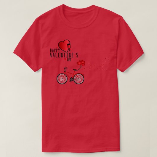 valentinesday heerlijk cadeau voor je valentijn t-shirt (Design voorkant)