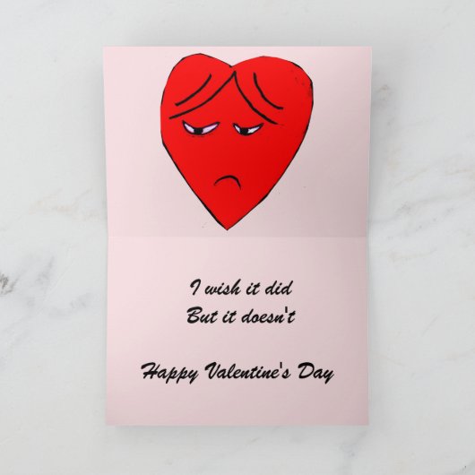 VALENTINESE LIEFDE WINT NIET KAART (Binnen)