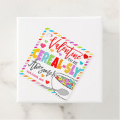 Valentinkaartjes voor graanreepjes bedankjes labels (In situ)