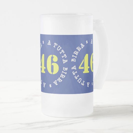 VALENTINO A TUTTA BIRRA - CARAFFA - MATGLAS BIERPUL (Voorkant rechts)