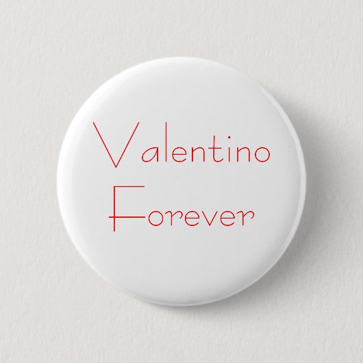 Valentino Forever Ronde Button 5,7 Cm (Voorkant)