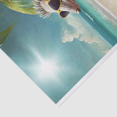 Valentino op vakantie, Armadillo Spring Breaks Tissuepapier (Detail)