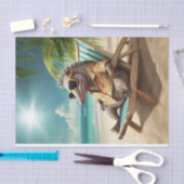 Valentino op vakantie, Armadillo Spring Breaks Tissuepapier (Craft)