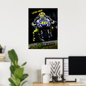 valentino rossi, moto gp legend,    the doctor 46, poster (Thuiskantoor)