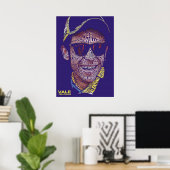 valentino rossi, moto gp legend, the doctor 46, poster (Thuiskantoor)