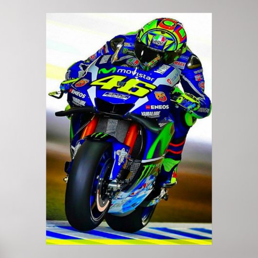valentino rossi, moto gp legend,    the doctor 46, poster (Voorkant)