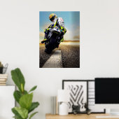 valentino rossi, moto gp legend, the doctor 46, poster (Thuiskantoor)