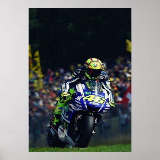 valentino rossi, moto gp legend, the doctor 46, poster (Voorkant)