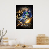 valentino rossi, moto gp legend, the doctor 46, poster (Keuken)