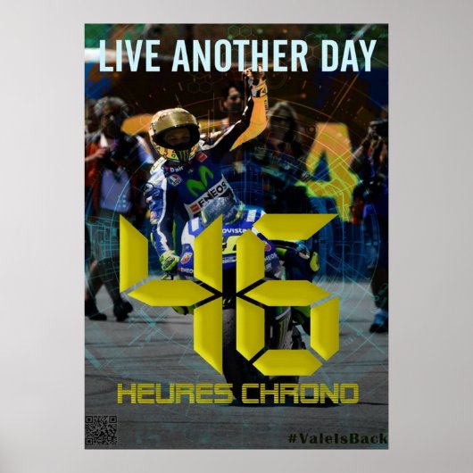 valentino rossi, moto gp legend, the doctor 46, ro poster (Voorkant)