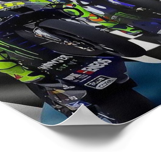 valentino rossi, moto gp legend, the doctor 46, ro poster (Hoek)