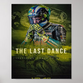 valentino rossi, moto gp legende, de dokter 46, poster