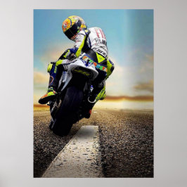 valentino rossi, moto gp legende, de dokter 46, poster
