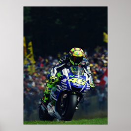 valentino rossi, moto gp legende, de dokter 46, poster