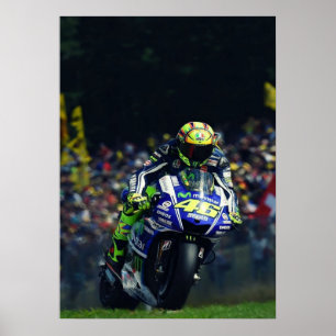 valentino rossi, moto gp legende, de dokter 46, poster