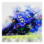 Valentino Rossi Perfect Poster (Voorkant)