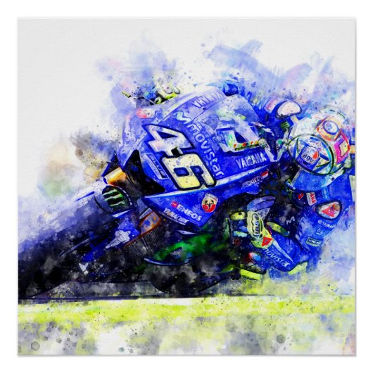 Valentino Rossi Perfect Poster (Voorkant)