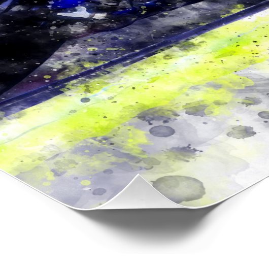 Valentino Rossi Perfect Poster (Hoek)