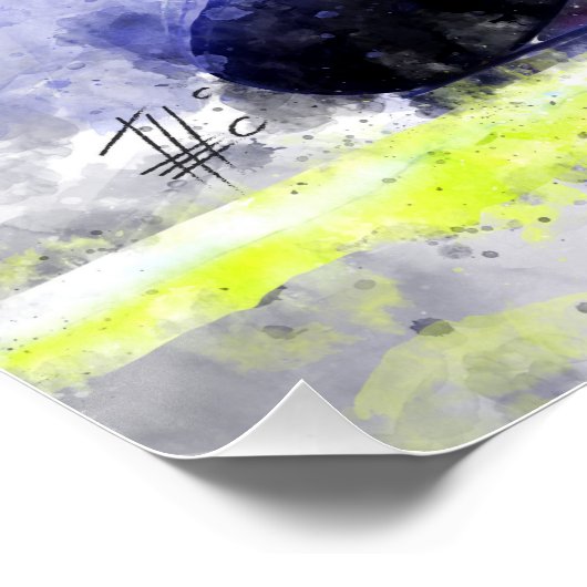 Valentino Rossi Perfect Poster (Hoek)