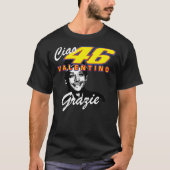 Valentino Rossi The Doctor The GOAT Design  Essent T-shirt (Voorkant)