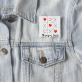 VALENTINS DAY Square button WITH GREAT VIBE (In situ)