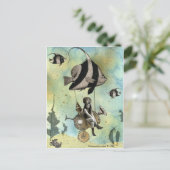 Valenzia & haar Angelfish Racer Briefkaart (Staand voorkant)