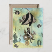 Valenzia & haar Angelfish Racer Briefkaart (Voorkant / Achterkant)