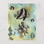 Valenzia & haar Angelfish Racer Briefkaart (Voorkant)