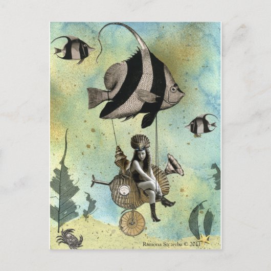 Valenzia & haar Angelfish Racer Briefkaart (Voorkant)