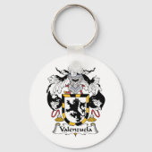 Valenzuela Family Crest Sleutelhanger (Voorkant)