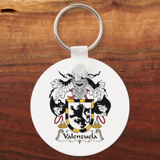 Valenzuela Family Crest Sleutelhanger (Voorkant)