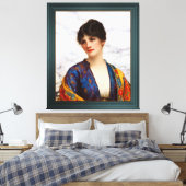 Valeria door William Clarke Wontner Canvas Afdruk (Insitu (Slaapkamer))
