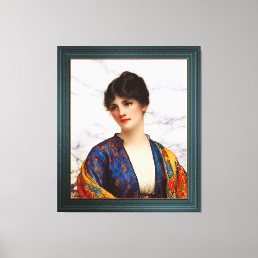 Valeria door William Clarke Wontner Canvas Afdruk (Voorkant)
