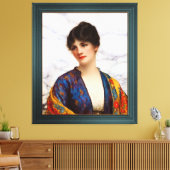Valeria door William Clarke Wontner Canvas Afdruk (Insitu (Woonkamer))