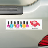 Valeria, Louis Namtag/Sticker/Magnet Bumpersticker (Op auto)