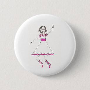 Valerie de Dancer Ronde Button 5,7 Cm