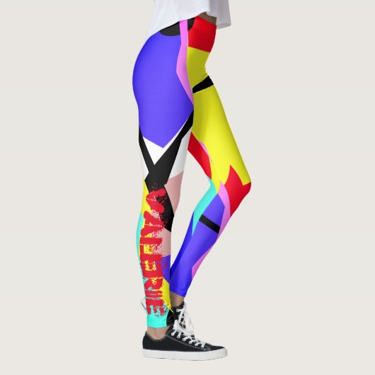 Valerie Pastel Colors Positive Vibes Leggings (Rechts)