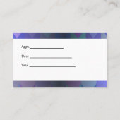 Valerie's Feather Wings Earring Visitekaartje (Achterkant)