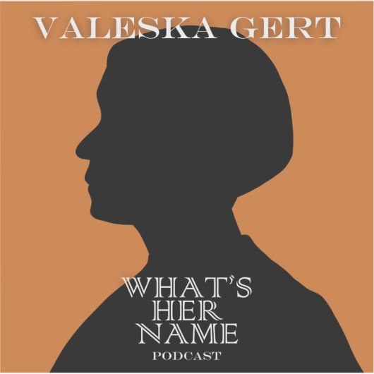 Valeska Gert Sticker (Voorkant)