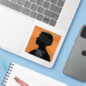 Valeska Gert Sticker (Laptop met iPhone)