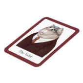 VALET CAT 3x4 Flexibele Magneet + Tekst (Linkerzijde)