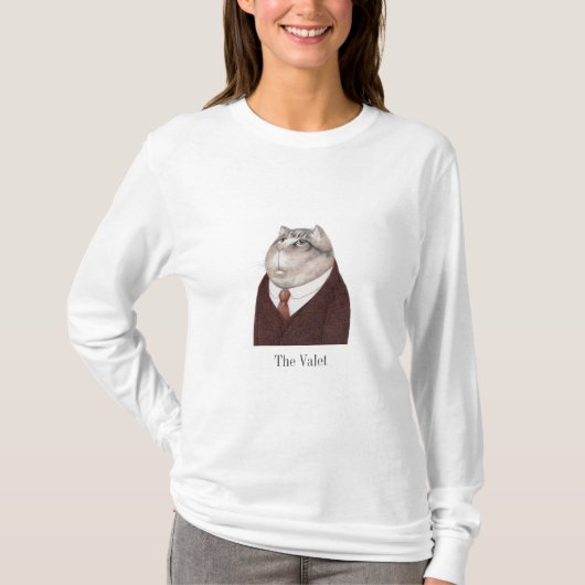 VALET CAT Basic Shirt met lange mouwen voor dames (Voorkant)